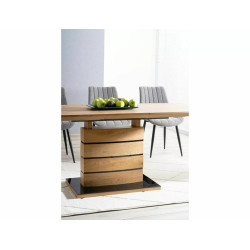 Nowoczesny rozkładany stół Leonardo dąb 140(180)x80