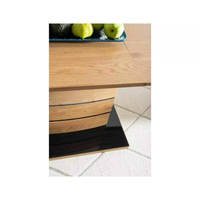 Nowoczesny rozkładany stół Leonardo dąb 140(180)x80