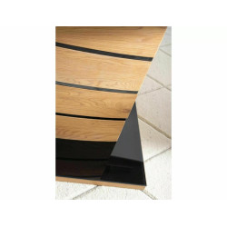 Nowoczesny rozkładany stół Leonardo dąb 140(180)x80