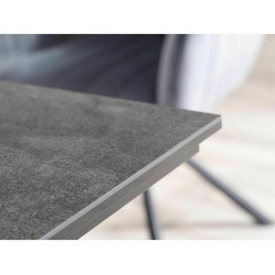 Rozkładany stół Salvadore czarny mat (160-240)x90 Rozkładany stół Salvadore czarny mat (160-240)x90