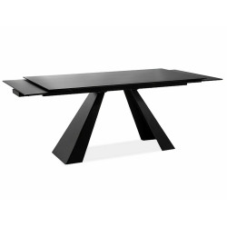 Rozkładany stół Salvadore czarny mat (160-240)x90 Rozkładany stół Salvadore czarny mat (160-240)x90