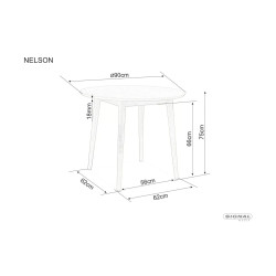 Stół Nelson dąb miodowy FI90 Stół Nelson dąb miodowy FI90