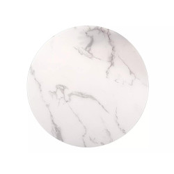 ŁAWA ATLANTA B II BIAŁY EFEKT MARMURU / CHROM ZESTAW