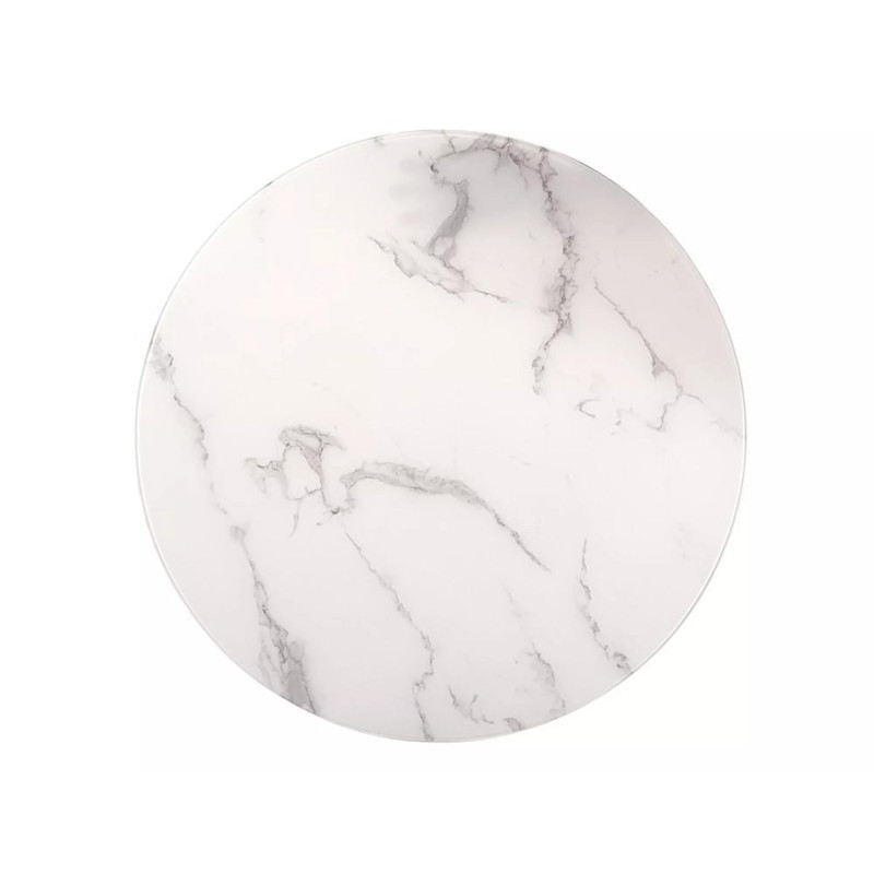 ŁAWA ATLANTA B II BIAŁY EFEKT MARMURU / CHROM ZESTAW