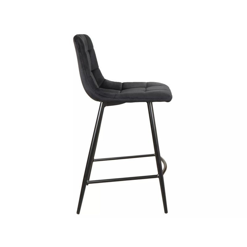 Hoker Mila H-2 Velvet czarny stelaż/czarny Bluvel 19