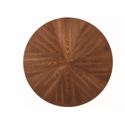 STÓŁ AMADEO ORZECH/CZARNY MAT FI 100