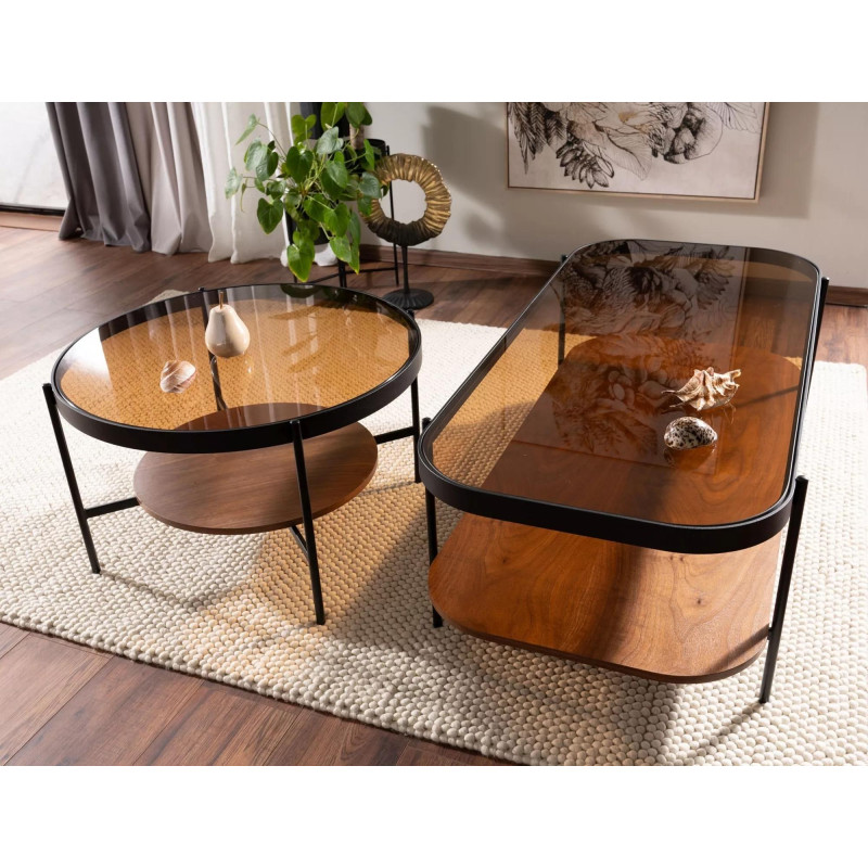 ŁAWA PRIMA B BURSZTYNOWY/ORZECH FI 74X43