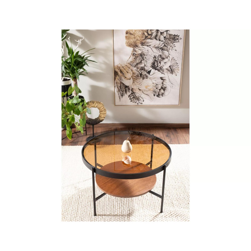 ŁAWA PRIMA B BURSZTYNOWY/ORZECH FI 74X43