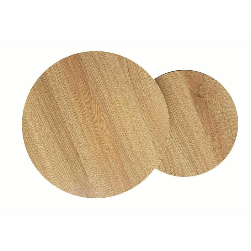 ŁAWA HOLA DĄB/CZARNY (ZESTAW)