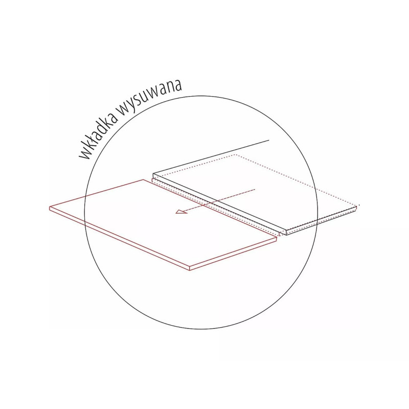 Nowoczesny stół Genesis czarny/czarny/jesion 180(240)x90