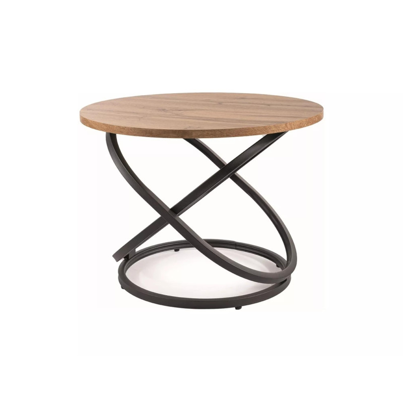 ŁAWA EOS D DĄB ARTISAN/CZARNY FI60