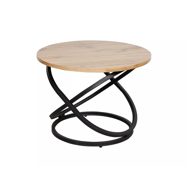 ŁAWA EOS D DĄB ARTISAN/CZARNY FI60