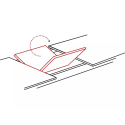 Stół rozkładany Alaras III biały/biały lakier 160(220)x90