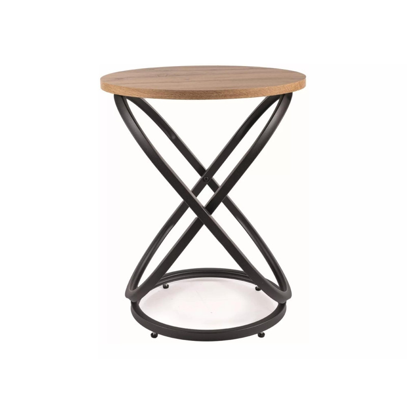 ŁAWA EOS E DĄB ARTISAN/CZARNY FI45