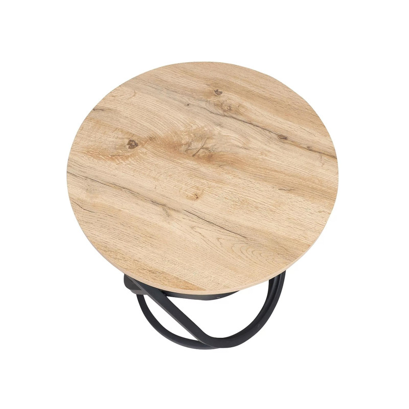 ŁAWA EOS E DĄB ARTISAN/CZARNY FI45