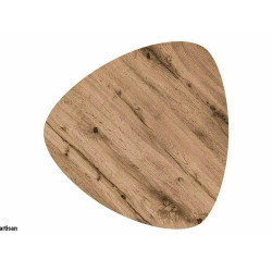 ŁAWA TWIN DĄB ARTISAN/CZARNY (ZESTAW)