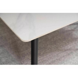 Stół Rion biały/czarny stelaż 130X70