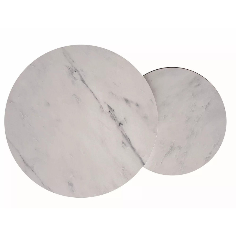 ŁAWA DION BIAŁY EFEKT MARMURU/ZŁOTY (ZESTAW)