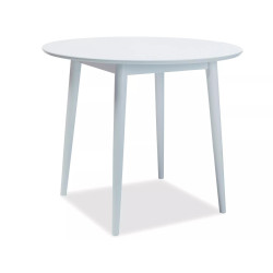 Okrągły stół Larson biały FI90