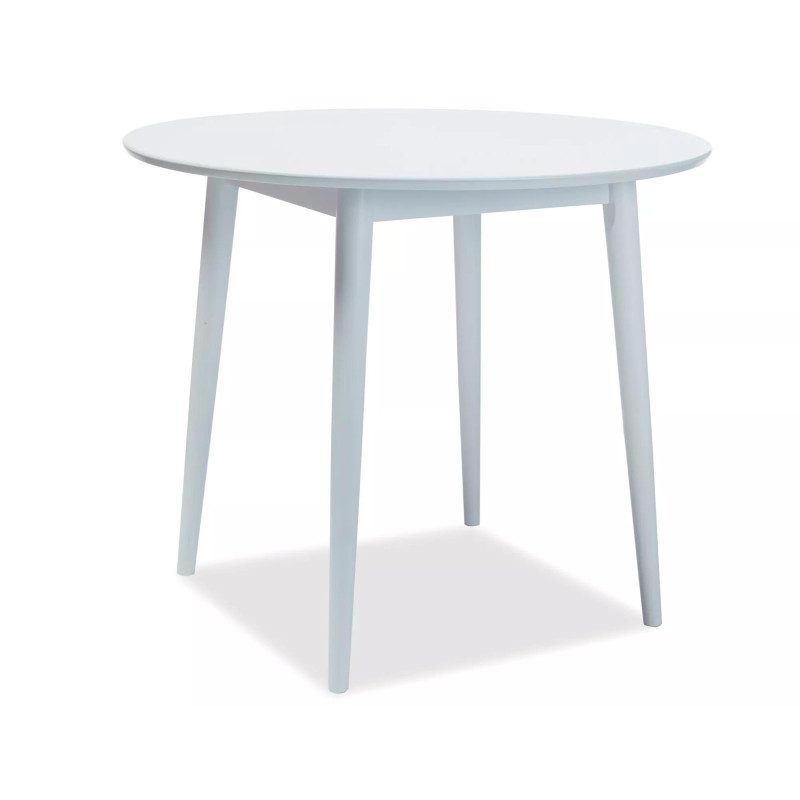 Okrągły stół Larson biały FI90