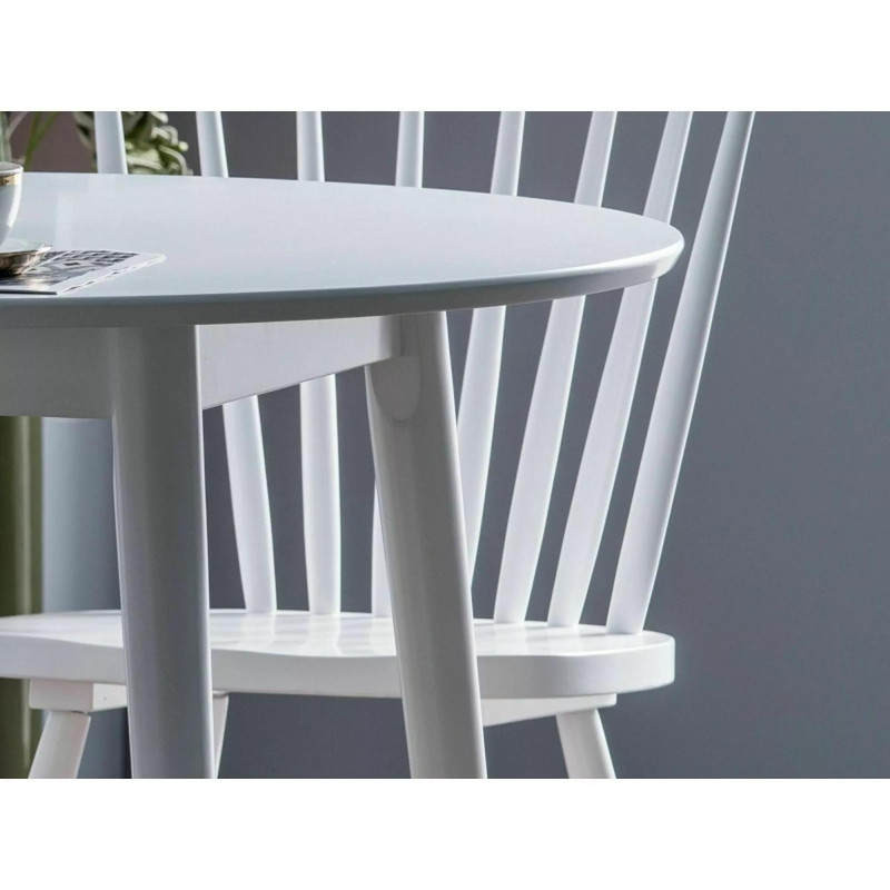 Okrągły stół Larson biały FI90