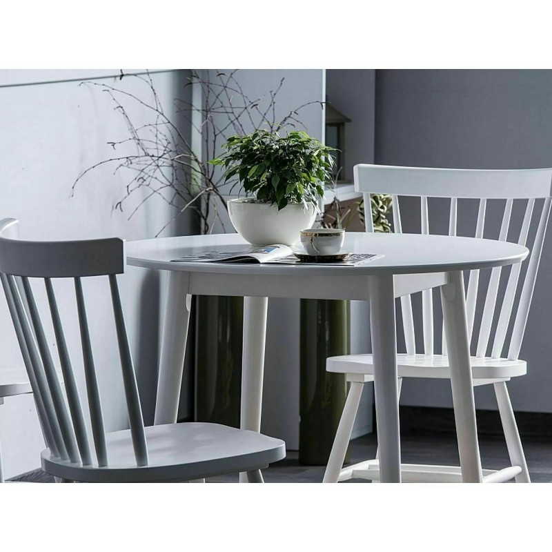 Okrągły stół Larson biały FI90