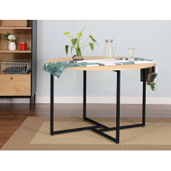 STÓŁ ALTO DĄB/CZARNY FI120