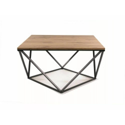 ŁAWA SILVER A DĄB ARTISAN/CZARNY  80X80 ŁAWA SILVER A DĄB ARTISAN/CZARNY  80X80