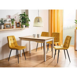 STÓŁ ADAM DĄB LANCELOT / BIAŁY MAT 100x60