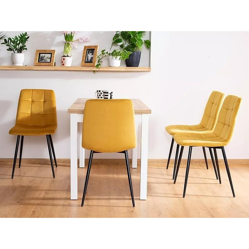 STÓŁ ADAM DĄB LANCELOT / BIAŁY MAT 100x60