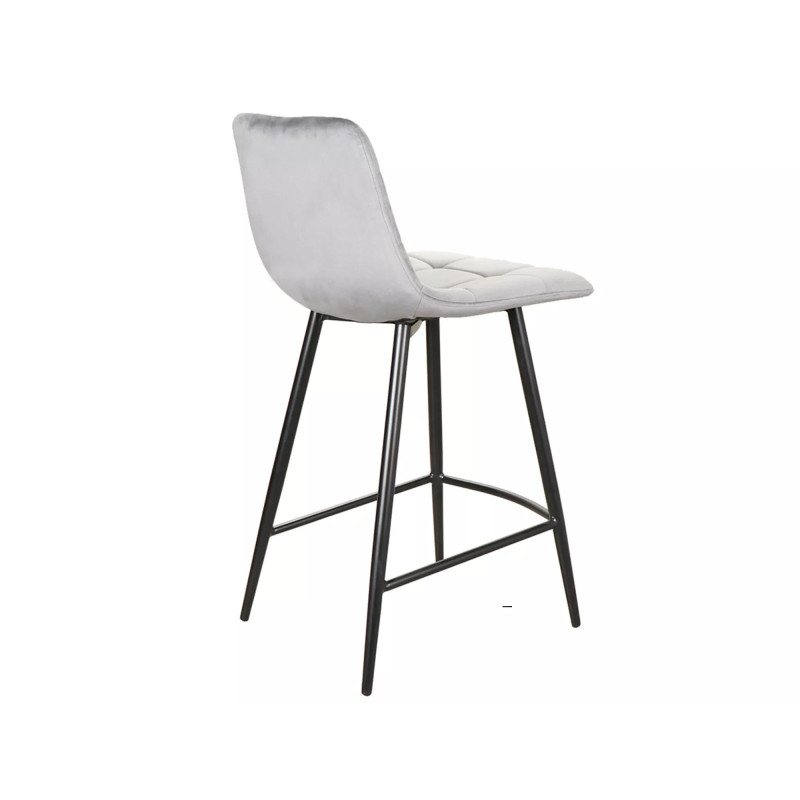 Hoker Mila H-2 Velvet czarny stelaż/szary Bluvel 14