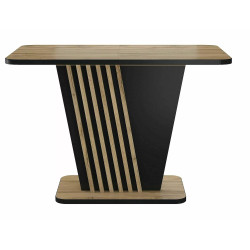 STÓŁ NEVIO DĄB ARTISAN / CZARNY 125(170)X75