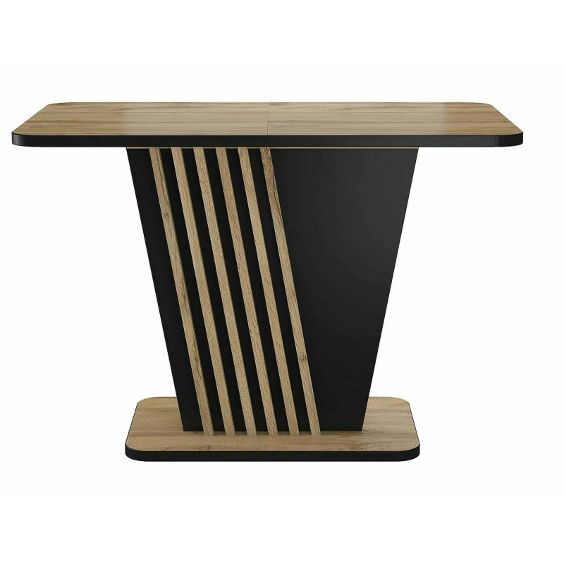 STÓŁ NEVIO DĄB ARTISAN / CZARNY 125(170)X75