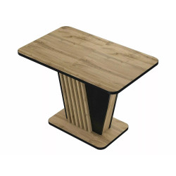 STÓŁ NEVIO DĄB ARTISAN / CZARNY 125(170)X75