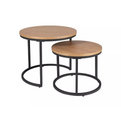 ŁAWA AMARO DĄB/CZARNY (ZESTAW) ŁAWA AMARO DĄB/CZARNY (ZESTAW)