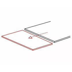 Rozkładany stół Salvadore Ceramic II szary/czarny mat (120-180)x80