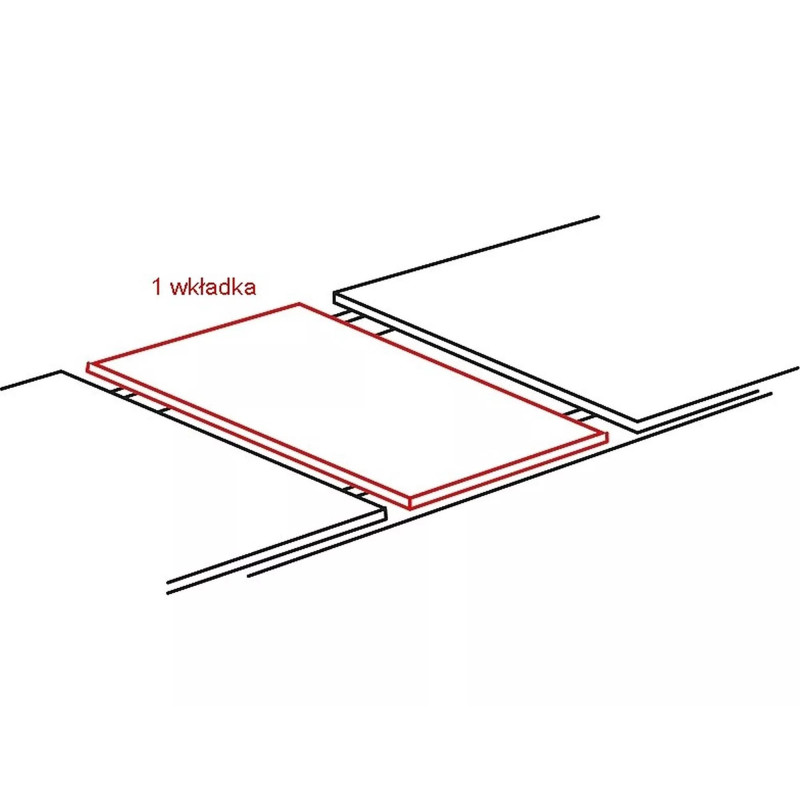 Stół rozkładany Dante dąb artisan/czarny mat FI102 (102-142)