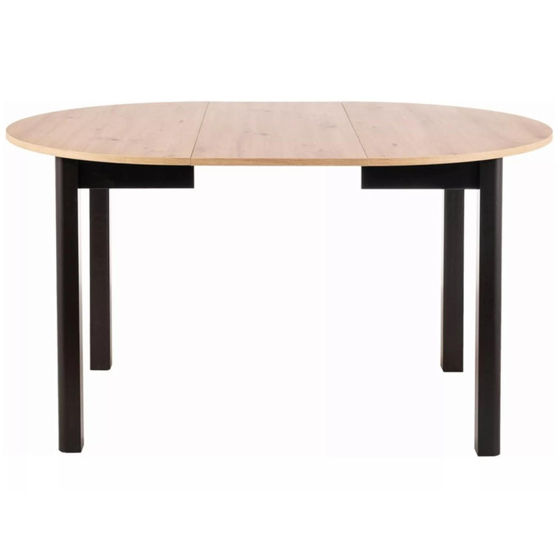 Stół rozkładany Dante dąb artisan/czarny mat FI102 (102-142)