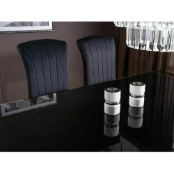 Stół Prince czarny/chrom 180x90