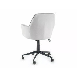 FOTEL OBROTOWY Q-886 VELVET JASNY SZARY BLUVEL 03