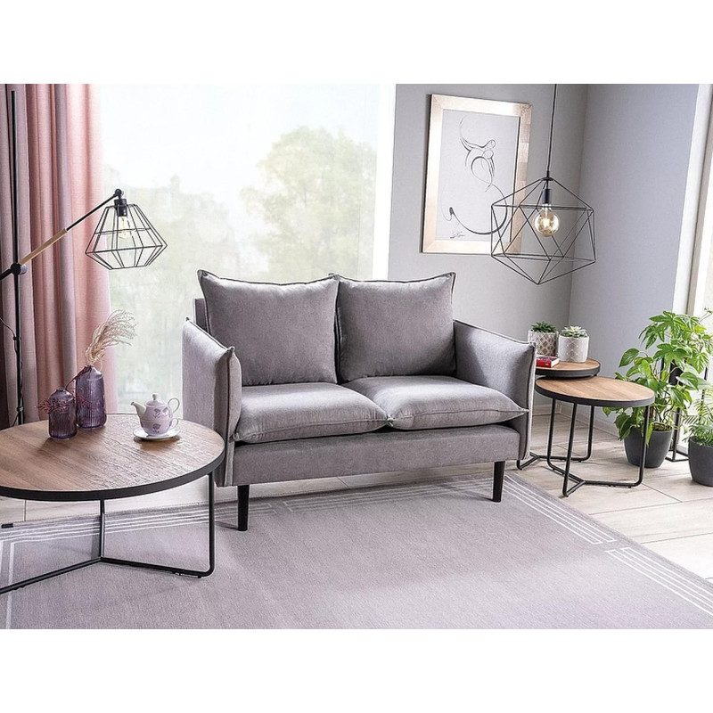 ŁAWA DEMETER II ORZECH / CZARNY (ZESTAW)