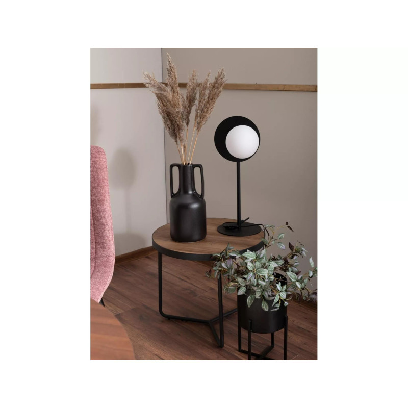 ŁAWA DEMETER II ORZECH / CZARNY (ZESTAW)