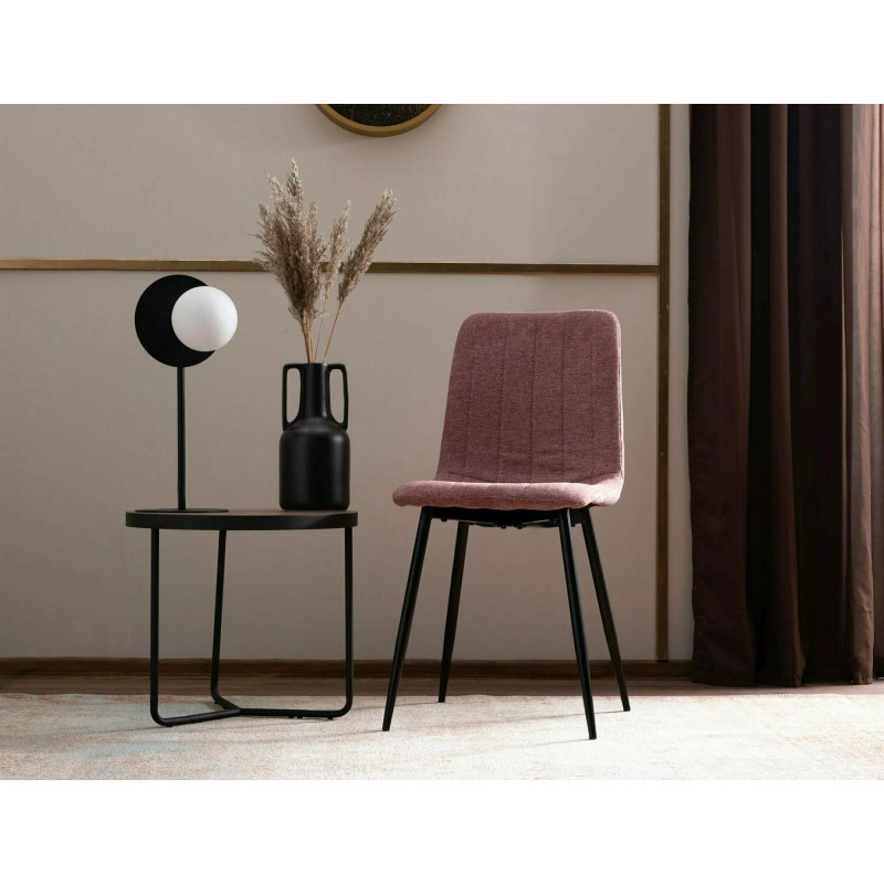 ŁAWA DEMETER II ORZECH / CZARNY (ZESTAW)