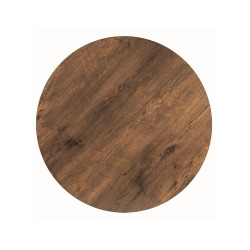 STÓŁ AMADEO II ORZECH/CZARNY MAT FI 90