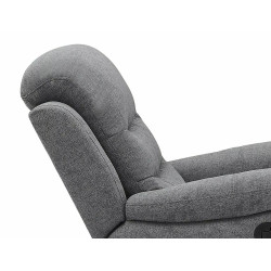 FOTEL ROZKŁADANY NERON SZARY TAP.158