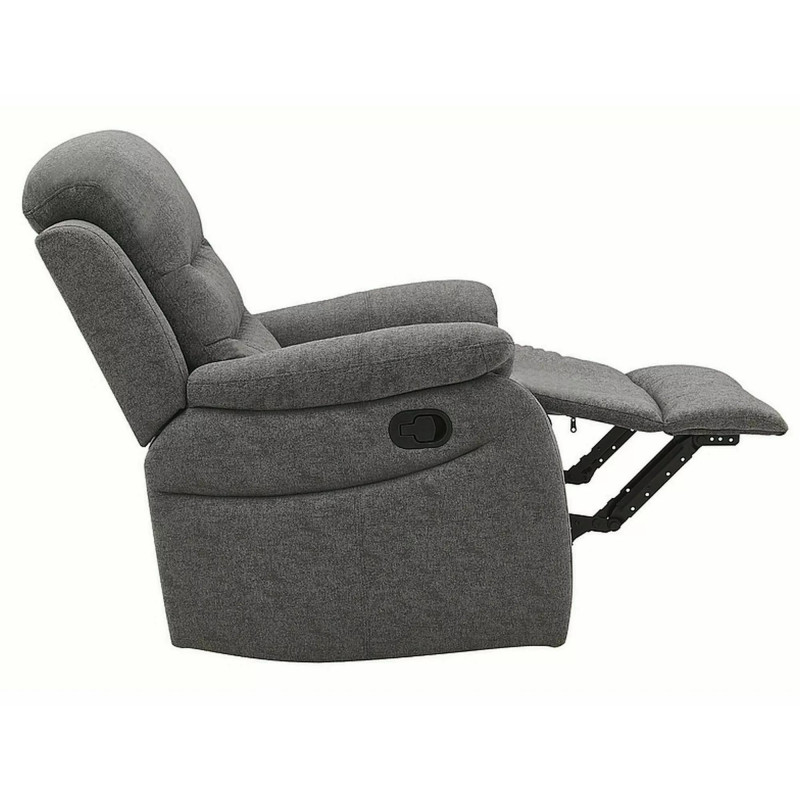 FOTEL ROZKŁADANY NERON SZARY TAP.158