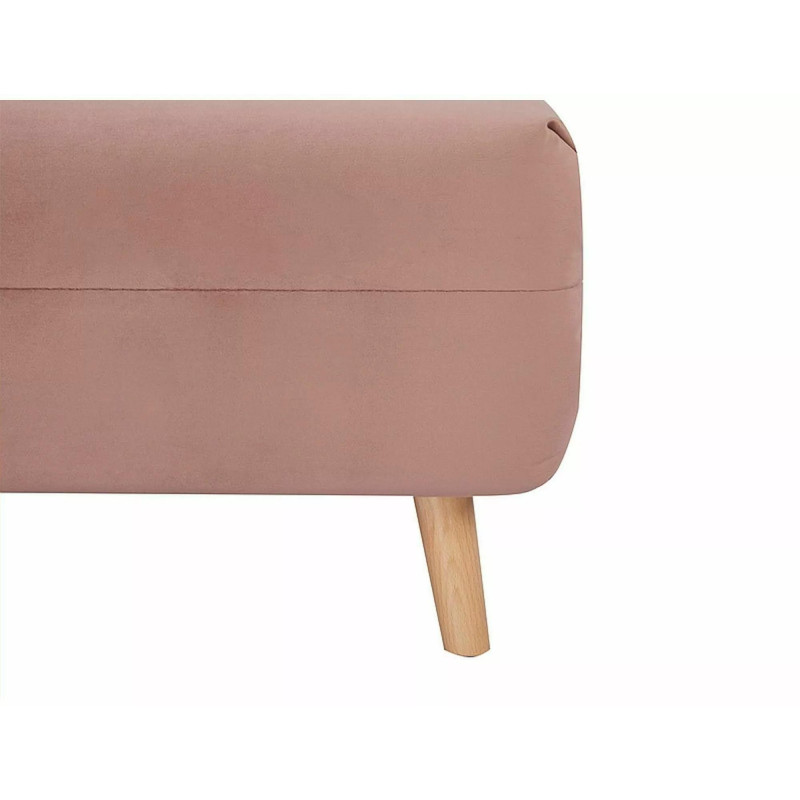 FOTEL SPIKE VELVET RÓŻ ANTYCZNY TAP.182/BUK