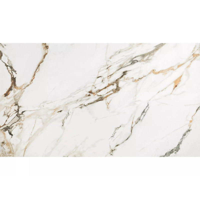 Stół Ceramiczny Columbus 160(240)X90 brąz/czarny mat