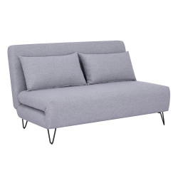 Sofa z funkcją spania Zenia szary/czarny Sofa z funkcją spania Zenia szary/czarny