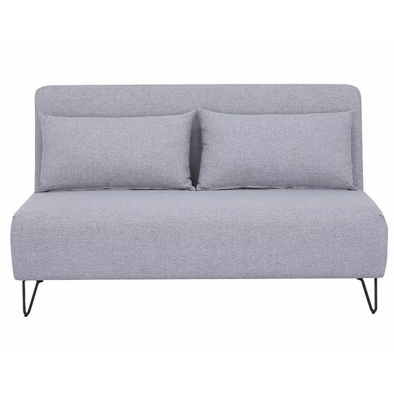 Sofa z funkcją spania Zenia szary/czarny